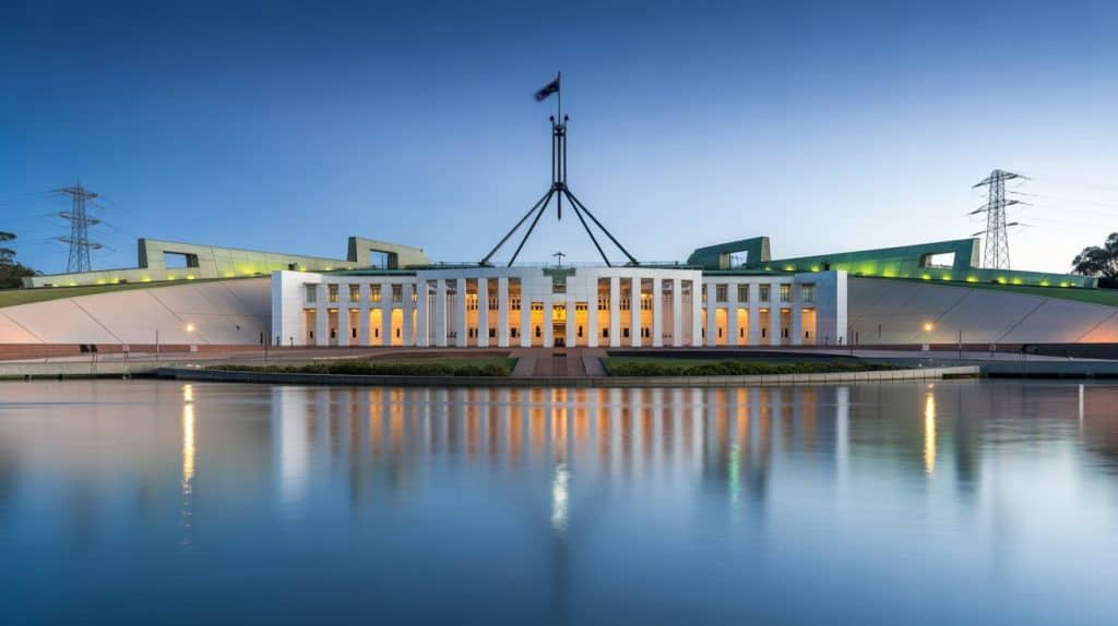 Parliament and power, ai image via NewsBlaze